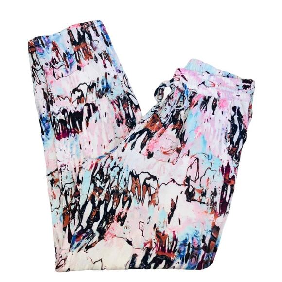 French Connection Colorful Viscose Jogger Style Pants Small - Picture 2 of 5